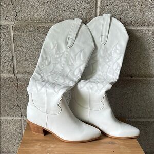 Billini White Western Cowboy Boots